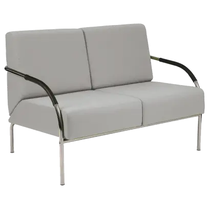 SPA 2 chrom, koženka AN 052 - koženka šedá